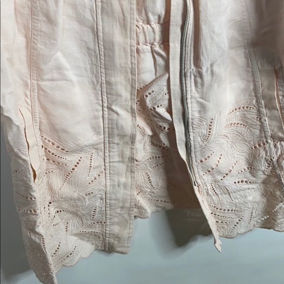 Blush Pink Cut Out Jacket - Picture 3 of 4